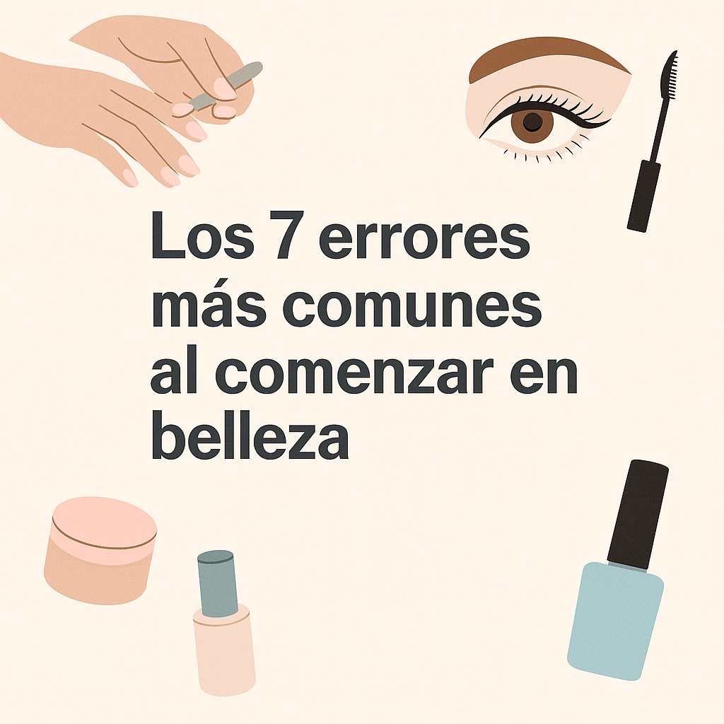Los 7 errores más comunes al comenzar en belleza (y cómo evitarlos desde el día uno)
